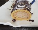 Gesztenyés piskótatekercs recept fázis 8 fotója