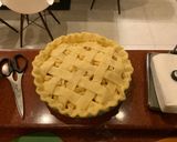 A picture of step 16 of Binging with Babish Apple Pie.