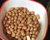 A picture of step 1 of Peanut Milk and Paneer.