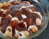 A picture of step 5 of Chana chaat.