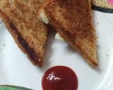 A picture of step 9 of Potato and Mayo toast.