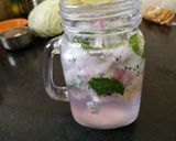 A picture of step 3 of Dragon fruit mojito.