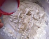A picture of step 3 of Lemon tea time cake with lemon glaze.