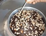 A picture of step 12 of Eggless Chocolate Cake.