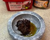 A picture of step 1 of Ssamjang (Korean bbq dipping sauce for meat).