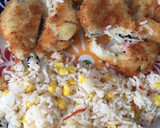 Foto del paso 5 de la receta: Arroz no tan Primavera con Papas rellenas😎🌸