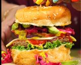 A picture of step 17 of Rajma Kebab Sandwich￼.