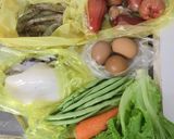 Hình bước làm 1 của món Cơm chiên hải sản