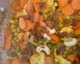 A picture of step 3 of Hyderabadi Dum Biryani.