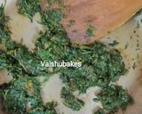 A picture of step 2 of Methi Besan Paratha/ Fenugreek Paratha.