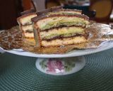 Mozart golyó torta recept fázis 1 fotója