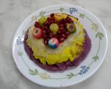 A picture of step 2 of Lemon Pomegranate Pudding.
