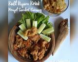 Kulit Ayam Kriuk Penyet Sambel Bawang