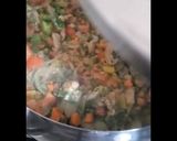 صورة لخطوة 4 من وصفة مخلوطة الدجاج و الأرز