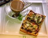 A picture of step 3 of Bread pizza.