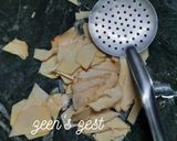 A picture of step 2 of Yam Chips.