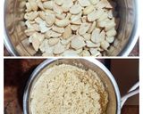A picture of step 1 of Treaty bites (peanut dates bites).
