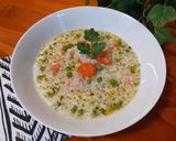 Tárkonyos rizsleves recept fázis 2 fotója