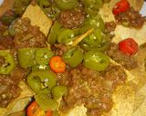 A picture of step 3 of Nachos With Salsa, Jalapeño Peppers & Cheese.