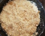A picture of step 5 of Rhubarb Crumble & Custard.💟.