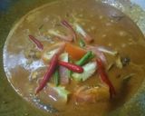 Gambar langkah 6 resipi Kari Sotong.