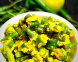 A picture of step 3 of Green Chilli Pickle.