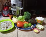 Foto del paso 1 de la receta: Camarones con arroz blanco y verduras