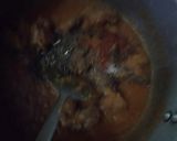 A picture of step 5 of Palak Chicken (spinach).