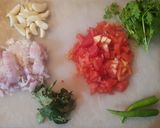 A picture of step 1 of Anchovies Fish Curry/Nethili Meen Kuzhambu.
