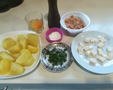 Foto del paso 1 de la receta: Croquetas de patata,atún y queso