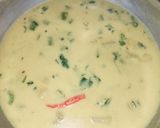 A picture of step 3 of Brown chana (Bangal gram) and Potato in coconut milk.