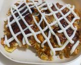 【鹹點】鬆餅粉應用009：蔬菜海鮮大阪燒的食譜步驟7照片