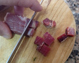 Foto del paso 1 de la receta: Espirales de lenteja roja a la Ibérica