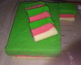 Foto langkah ke 9 dari resep Bolu pelangi 3 warna.