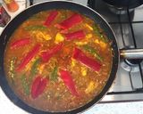 A picture of step 8 of Paella.