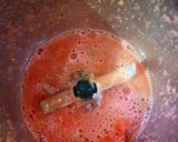 A picture of step 1 of Watermelon Sattu drink.