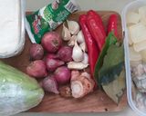 Foto langkah ke 1 dari resep 21. Sayur Manisah (Sayur Santan Labu Siam).