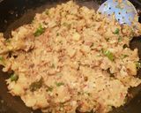 A picture of step 6 of Raw banana Potato podimas.