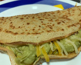 Foto del paso 4 de la receta: Tortita crepe de aguacate y jamón serrano