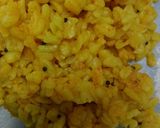 A picture of step 1 of Mungdal Khakhra.