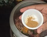 A picture of step 4 of Masala Mutton khichdi.