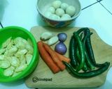 Foto langkah ke 1 dari resep Tumis Telur Puyuh Cabai ijo.