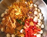 A picture of step 2 of Makhana Chaat.
