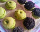 Foto langkah ke 7 dari resep Donut Matcha Tower.