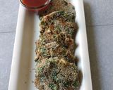 A picture of step 7 of Muth Spinach Tikkki.