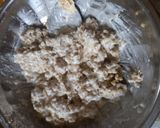 A picture of step 2 of Chia milet oats breakfast bowl.