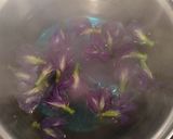A picture of step 1 of Butterfly Pea Lemonade.