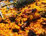 Foto del paso 7 de la receta: Arroz campero de pollo,boletus, trigueros y ajetes con trufa