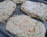 Foto del paso 2 de la receta: 🍚🥦🥕 Milanesas de arroz y vegetales 🍚 🥦🥕