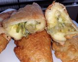 Foto del paso 5 de la receta: Empanadas de Berenjenas Ahumada Queso y Rúcula /Pasteis de Berinjela defumada, Queijo é Rúcula